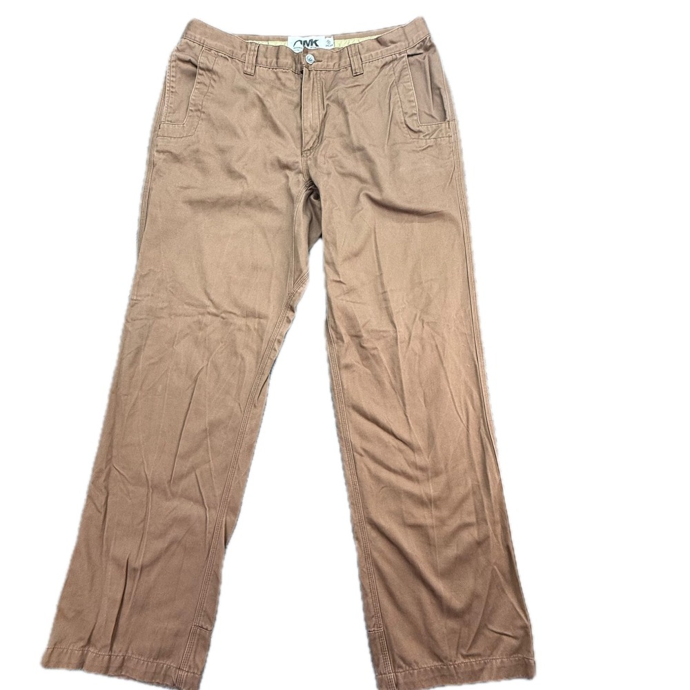 Mountain Khakis Pants Mens 38x34 Brown Teton Twill Straight Leg Cotton 11105